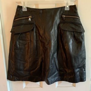 Nanette Lepore Leather Skirt, Size 12